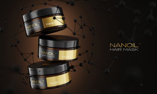 Nanoil mask with keratin for hair